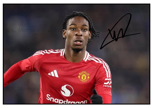 12081. Victor Musa Signed Pictures (A4 Prints) Manchester United