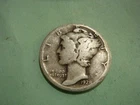 1928 P  Mercury Dime - album filling cond  , actual coin in photo