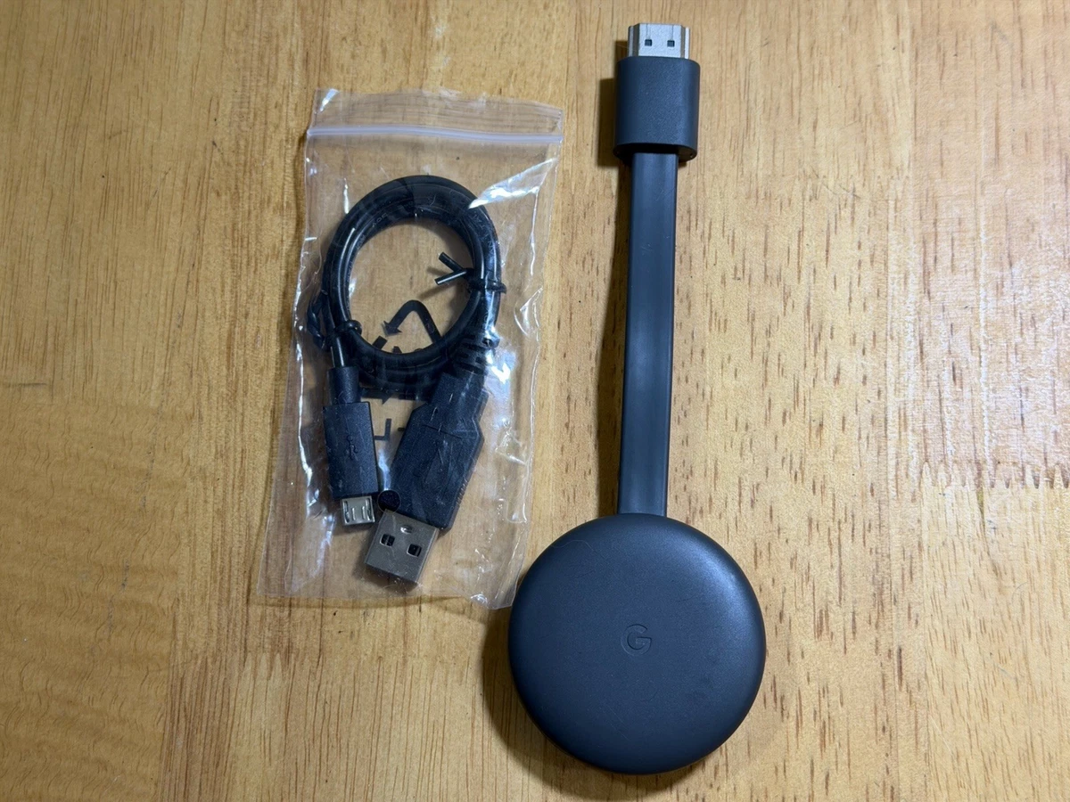 Google Chromecast (3rd Generation) Black 1080p (FHD) Maximum
