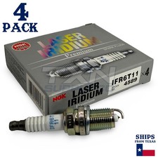 4 Pack Ngk Laser Iridium 4589 Spark Plugs Ifr6t11