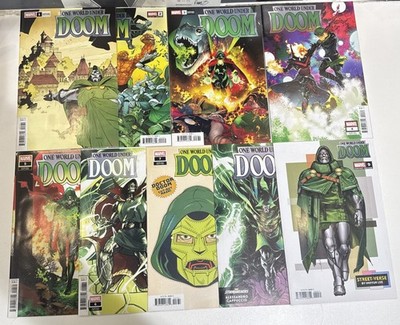One World under Doom #1-9 All 1st & All Cover-C Variants   
