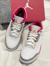 Jordan 3 Retro "Cardinal Red" Mid Top Retro Basketball Shoes