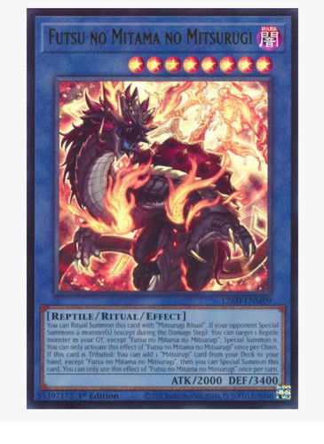 x3 Futsu no Mitama no Mitsurugi - L26D-ENM09 - Ultra Rare YuGiOh
