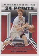 2020 Panini Contenders Draft Picks Playing the Numbers Game Nico Mannion #18 0b3