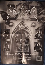 Emperor - Anthems Welkin (1998 Century Media promo) 16" X 23" promotional poster