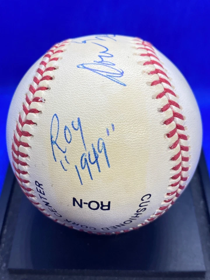 DON NEWCOMBE Signed BASEBALL JSA Certified Autograph LA & Brooklyn Dodgers MVP - Image 2 of 4