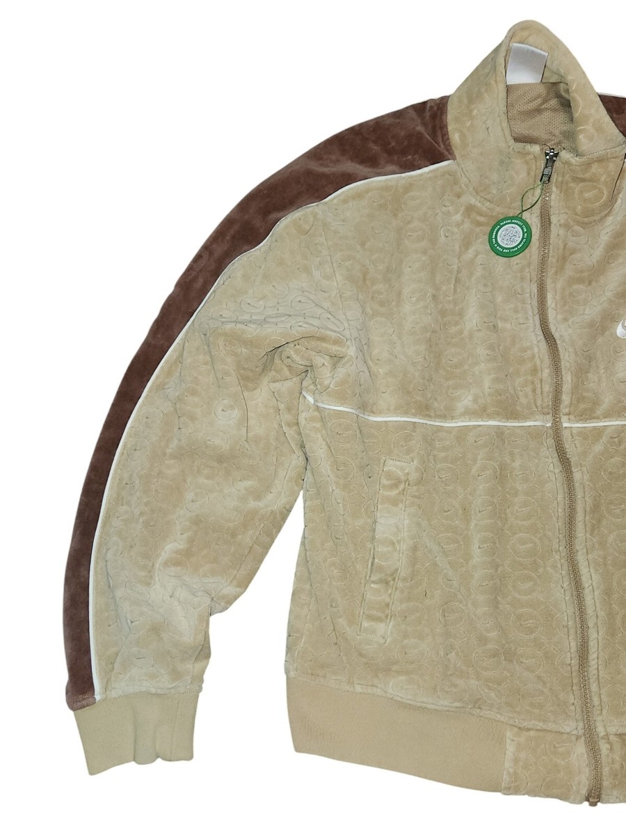 Supreme Nike Velour Track Jacket Tan/Brown, Size: Small | eBay