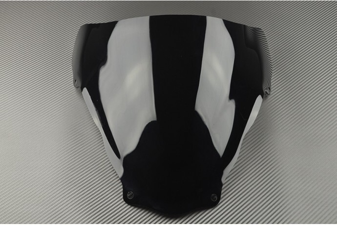 Pare-brise Suzuki SV 650 S en PVC noir rigide de haute finition