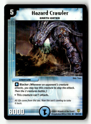 Duel Masters TCG - Hazard Crawler 34/110 - Wizards Invincible Wrath