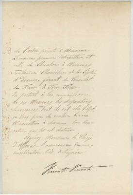 LS Emilio Visconti-Venosta beim Diplomaten von Bellonnet in Peking. China. 1867.