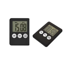 2Pcs Magnetic LCD Digital Kitchen Cooking Timer Count Down Clear Loud Alarm