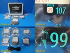 Philips Intellivue Neonatal MP70 Monitor Ref M8007A W/ Module & Leads ~ 32127