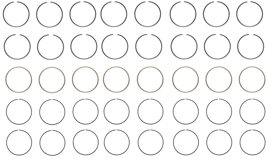 Enginetech RMC366P | Kit de reanillo premium para 69-90 GM/Chevrolet 6,0 L/366 OHV V8 Foto 3 de 4