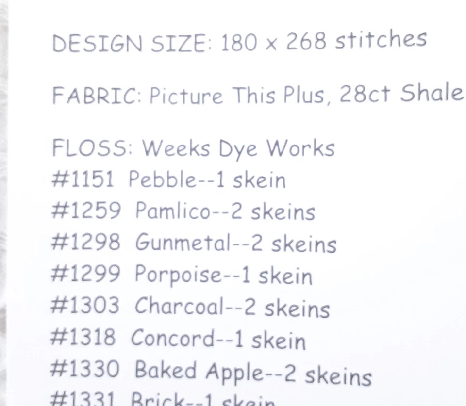 Cross Stitch Leaflet Rosewood Manor HUNTER GATHERER S-1079 Deer Nature Theme - Image 4 of 4