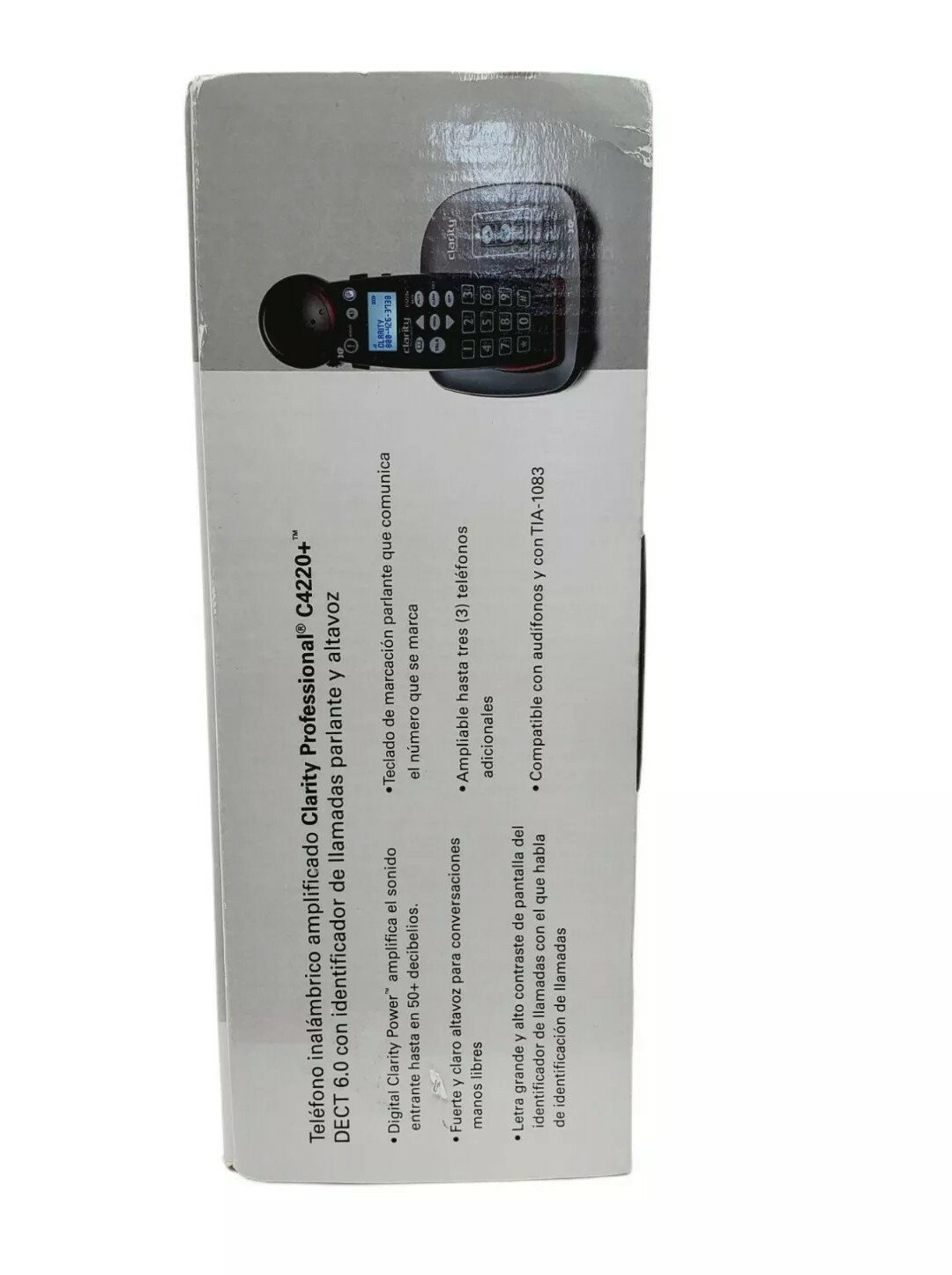 Clarity C4220+ Amplified Cordless Phone DECT6.0 Talking Caller ID
