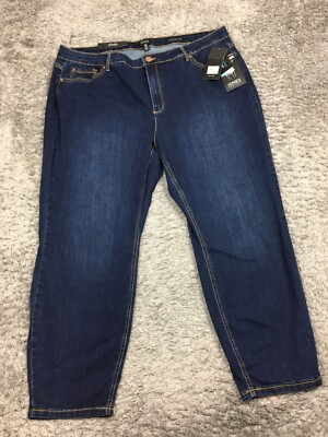 Jones New York Lexington Skinny Crop Jeans Woman Size 20W