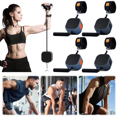 DE* Fitness Pump Strength Training Puller with Counter Rowing Machine for Home G