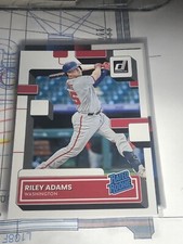 2022 Donruss Baseball Base Rated Rookies #75 Riley Adams Washington Nationals M2