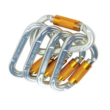 5 - 25kn Carabiners Heavy Duty Climbing Twist Lock Auto Locking Aluminum D Ring