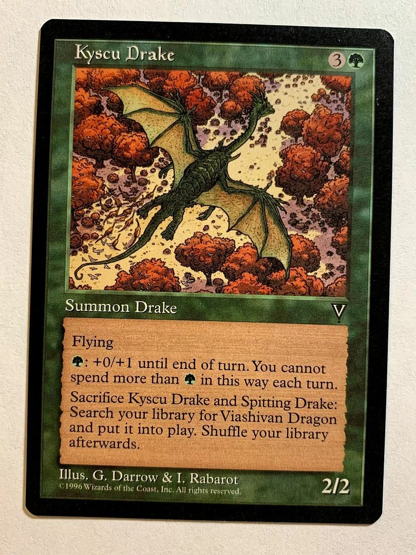 Kyscu Drake (Visions) - Gatherer - Magic: The Gathering