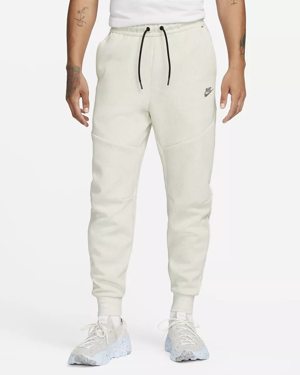 Nike Tech Fleece Joggers Pants Cuffed White Heather Grey DQ4316-100 2XL | eBay