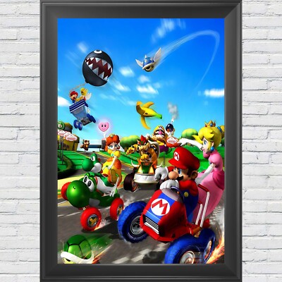 Mario Kart Double Dash Poster 12''x18'' Nintendo GameCube