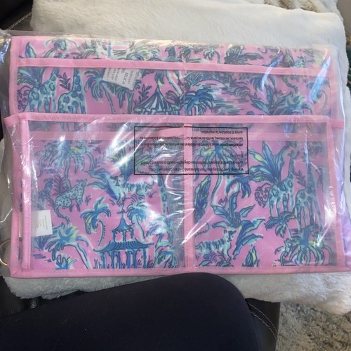 New Lily Pulitzer hanging organizer Lilac Rose Out Of Office Sealed - Picture 2 of 4