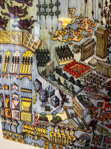 STANLEY TIGERMAN JEWISH ARCHITECT, 1930-2019 CAREER COLLAGE LITHOGRAPH #D 1983 - Picture 7 of 18