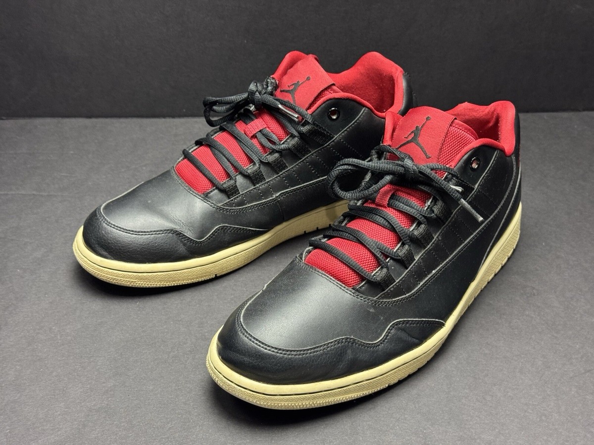 Size 13 - Jordan Executive Low Black Gym Red | eBay