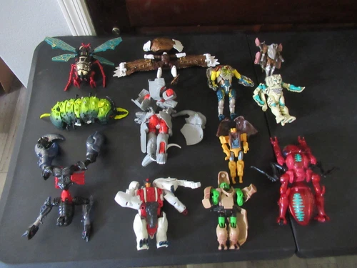 Beast Wars Transformers Vintage Lot Loose 13 FIGURES