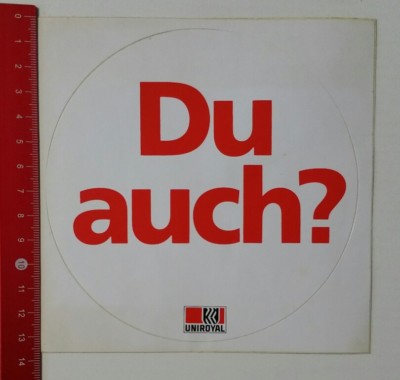 Decal/Decal: Uniroyal - You too? Uniroyal Rallye MS Plus (200217143)