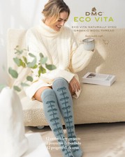 DMC Magazin Eco Vita 360 Bio-Wollstickgarn - 12 Stickprojekte f&uuml;r Socken