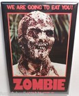 Zombie Movie Poster 2" x 3" Refrigerator Locker MAGNET Horror 