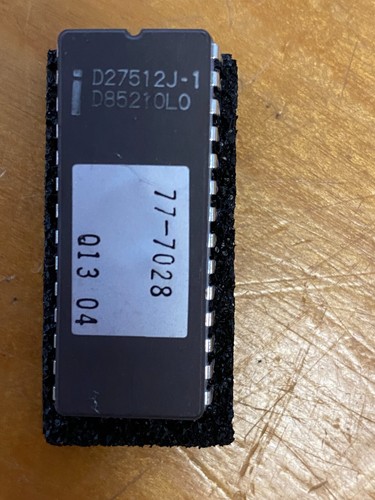 intel D27512J-1  , D27512-170V05  DIP 28 EPROM IC 1983 - Picture 1 of 6