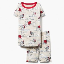 NWT Gymboree Christmas Winter Dino Gymmies Pajama Set Boy Dinosaur shortie 5