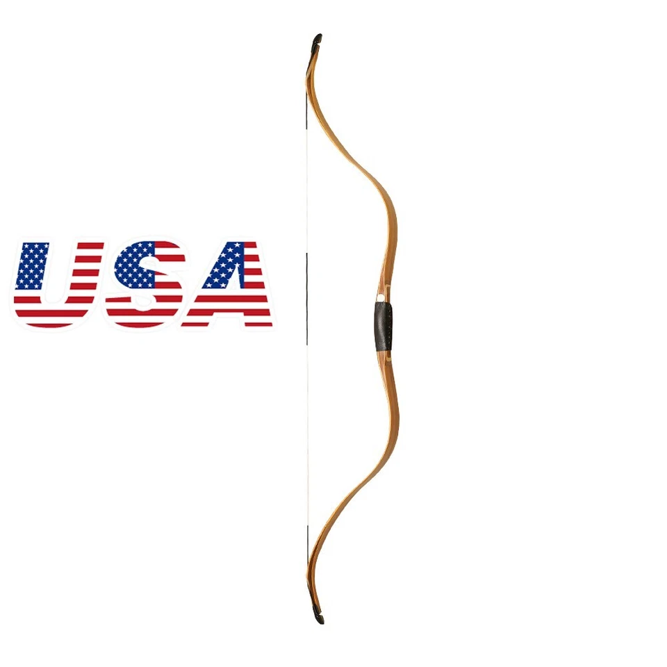 US 54'' AF Archery Tatar Bow 20-45lbs AF Archery Handmade Horseback Bow Recurve - Image 3 of 4