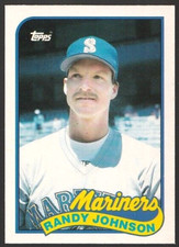 1989 Topps Traded Randy Johnson Rookie - Factory Set Card. rookie card picture