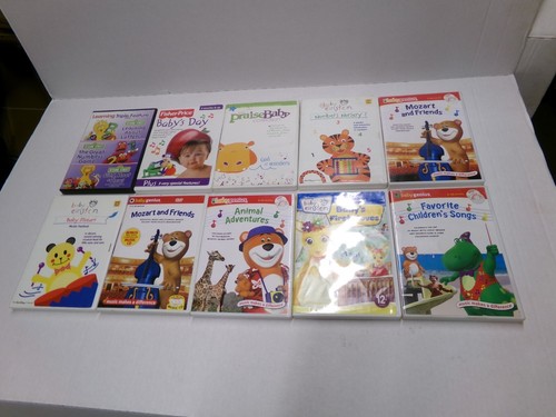Lot of 10 Children Kids DVDs Movies Cartoons Baby Genius Baby Einstein - Picture 2 of 6