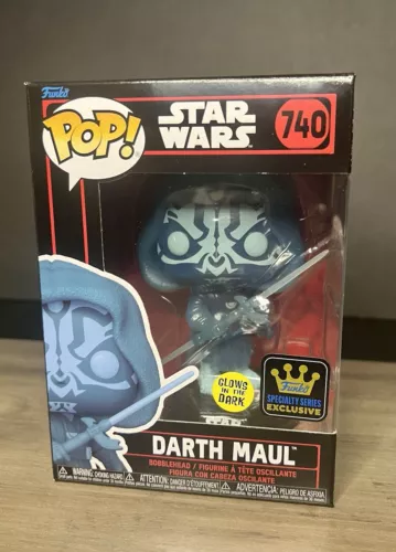 Funko Pop! Star Wars Darth Maul Holo Glow #740 Funko Specialty Series Exclusive!