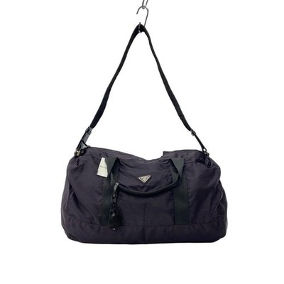 PRADA Bag: 2WAY Boston Navy W51×H28×D23cm w/o accessories;