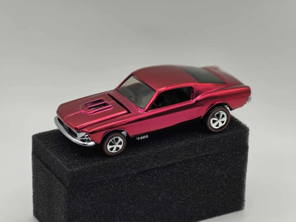2025 Hot Wheels RLC 80th Anniversary Original Sweet 16 Ruby Red Custom Mustang - Image 2 of 4
