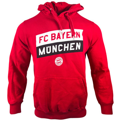 FC Bayern München Hoodie Pullover FCB Sweatshirt XL Rot