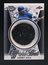 2021 Leaf Lumber Off The End Of The Bat 1/1 Sammy Sosa #OEB-93 00em