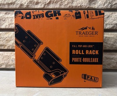 Traeger BAC655 P.A.L. Pop-And-Lock Roll Rack Adjustable - Black - Snap On/Off