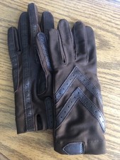 Women  s Vintage Isotoner Gloves Brown Never Worn 