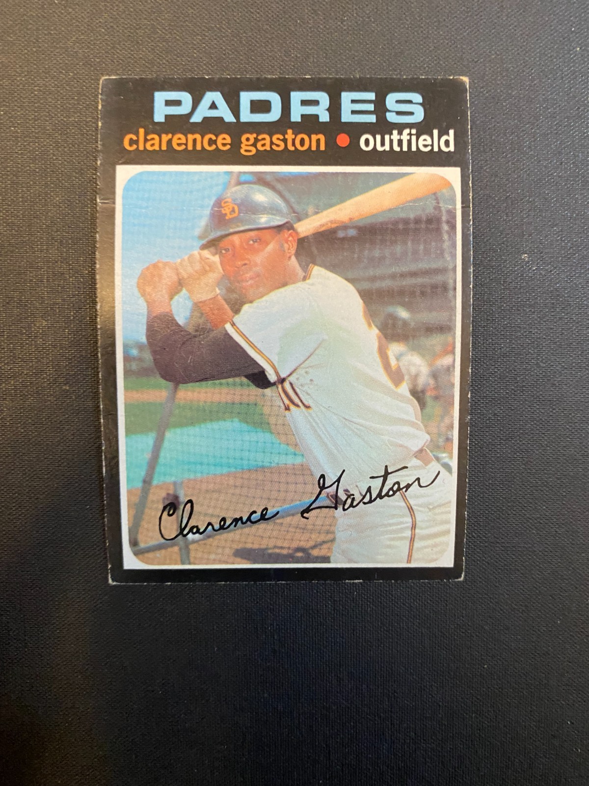 1971 Topps Clarence Gaston #