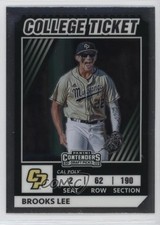 2022 Panini Elite Extra Edition College Tickets Optic Brooks Lee #CTO-1 15ep