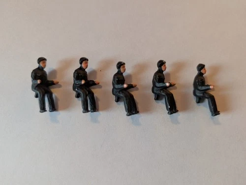 Dinky No. 150d Driver for Royal Tank Corp - Lot of 5 - reproduction - black