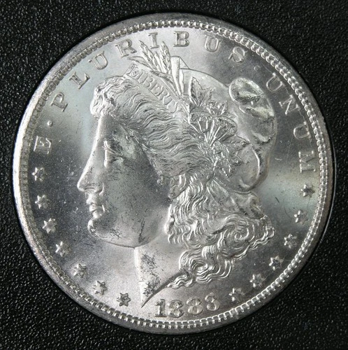 $1 1883-CC Morgan Silver Dollar GSA Choice BU Carson City Mint * AvenueCoin