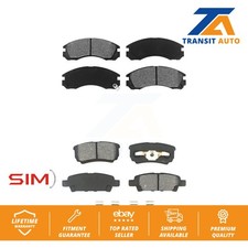 Front Rear Semi-Metallic Brake Pads Kit For 2005-2006 Mitsubishi Outlander